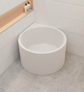 HERA Bathtub 1015, Corner Rain Drop Shape Soak Tub