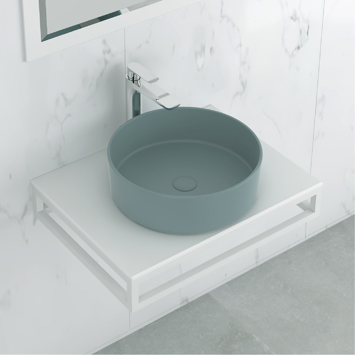 HERA Bathtub 1005 Black, Oval Stand Alone